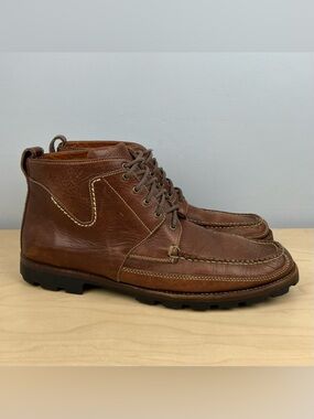 Cole Haan Men’s Size 13.0 M Handsewn Brown Leather Chukka Boots Lace Up Brazil